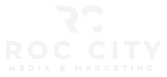 roc city media white logo complete